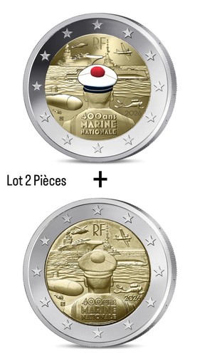 Lot pièces monnaie - monnaie, 2€