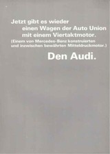 Catalogue brochure Auto Union Audi "72" 05/1966 Allemagne Deutschland
