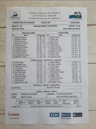 Feuille match allemagne - de,