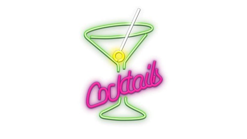 Neon plexi led - neon, rose