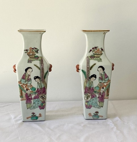 Paire vases chinois - vases,