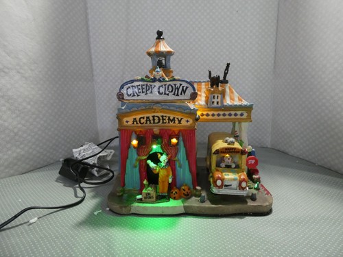 Lemax creepy clown academy - clown, academy"
