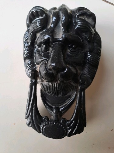 Heurtoir porte lion - heurtoir, fonte