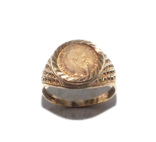 Bague jaune 9ct - jaune,