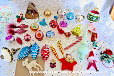 Lot d'Anciennes décorations