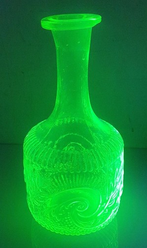 Carafe ouraline verre vert - vert, art