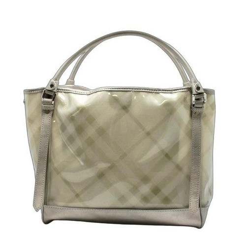 Burberry tote bag vinyl canvas - burberry,