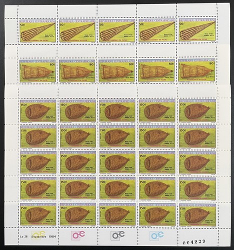 Centrafricaine 1984 640 642 - centrafricaine, 640-642