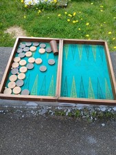 Jeu backgammon ancien - jeu, de