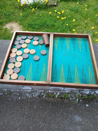Jeu backgammon ancien - jeu,