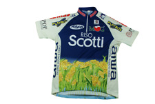 Maillot cyclisme vintage Biemme Gewiss MOG Riso Scotti Areo