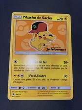 PIKACHU DE SACHA POKEMON SM110 SOLEIL ET LUNE PROMO NEUF FRANCAIS