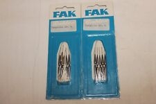 Lot de 2 - 1,0 g - "FAK -RUBLEX" - OLIVETTES - PLOMB D'OLIVE - PLOMB CONTINU - MADE IN FRANCE