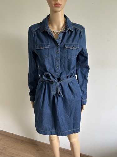 Robe bleue marine - , à