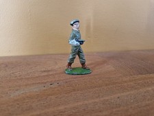 Quiralu Figurine soldat de plomb Commando fantassin au béret vert