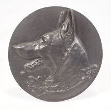 Plaque Murale Tête De Chien Berger Allemand Original SHW En Fonte Numéro 20248