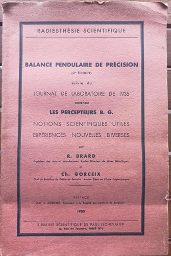 1935 balance pendulaire - balance, de