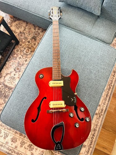 Guitare corps creux vintage - guitare, à