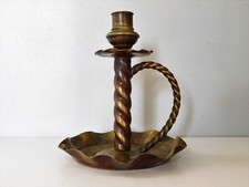 17cm ancien bougeoir main - ancien,
