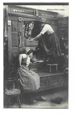 CARTE FANTAISIE  LE LIT CLOS