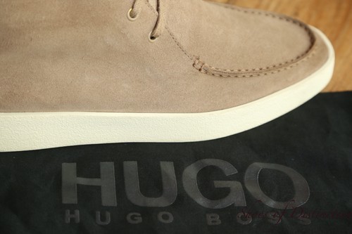 Hugo boss beige suede - hugo,