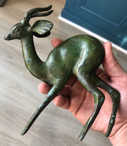 Beau bronze patiné art - beau,