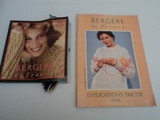 BERGERE DE FRANCE catalogue  échantillons de laines + explications tricot 95 /96