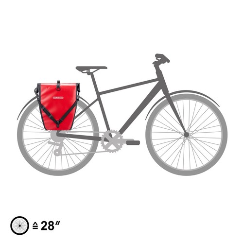 Back roller panniers pair - panniers,