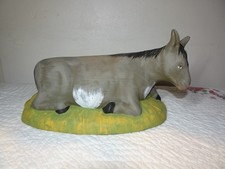 Ane 22 cm Grand santon Di Landro Aubagne terre cuite crèche église Provence