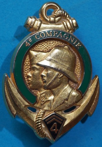 Insigne compagnie du - la, 4°