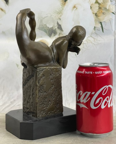 Sculpture bronze sirène - de,