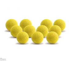 11 balles de baby foot en liége jaune balles homologuée BONZINI