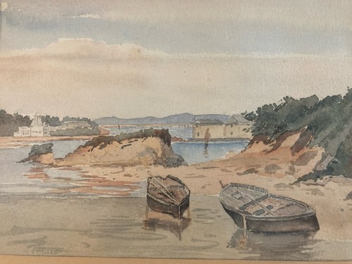Belle peinture 1924 aquarelle - belle,
