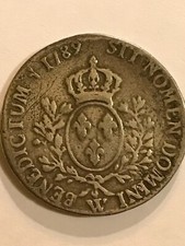 Piece argent ecu louis xvi - argent, w