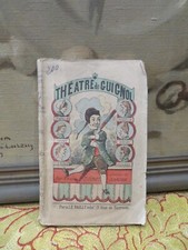 ancien livret livre theatre de