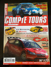 Compte Tours n°177 du 10/2004; C4 WRC / France Tour Classic/ Mondial Automobile