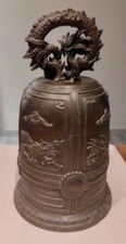 Cloche en bronze de temple ou