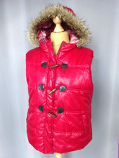 Doudoune veste capuche fourrure rouge KIABI Taille XL FR46/48 US16 UK20 EU46