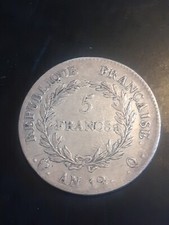 FRANCE 5 francs 1er Consul An