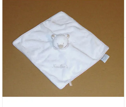 Doudou ours mouchoir - mouchoir, plat