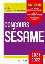 Concours Sésame 2021-2022 -