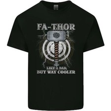 Fa-Thor Drôle Fête des Pères Thor Papa Homme Coton T-Shirt