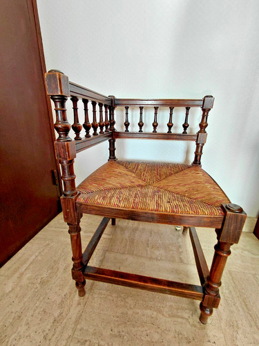 Chaise angle ancienne en - chaise, d’angle