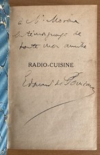 Edouard de Pomiane Radio-Cuisine EO 1933 signé avec envoi rare