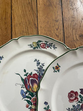 Lot de 2 grandes assiettes en