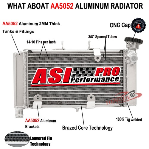 Aluminium radiateur pour honda - radiateur,