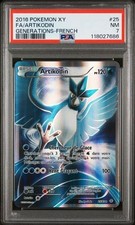 Carte Pokemon Artikodin FA 25/83 XY Générations PSA 7