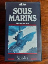3 cassettes VHS : Pilotes de chasses + Chars de combat + Sous-marins