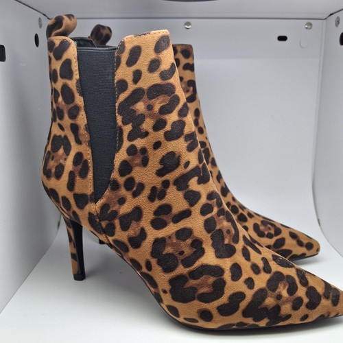 Bottines talon imprimé - bottines,