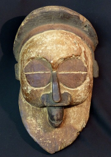 Art africain masque - masque, oiseau